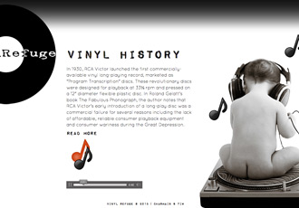 Vinyl Records - CSS3 anim/multiple background images